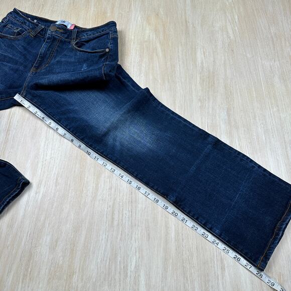 Cabi True Boyfriend Dark Wash Denim Straight Leg Mid Rise Jeans 4 Style 5494 - Picture 9 of 16